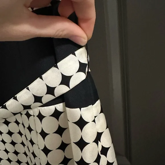 100% silk Talbots polka dot dress - Picture 3 of 9